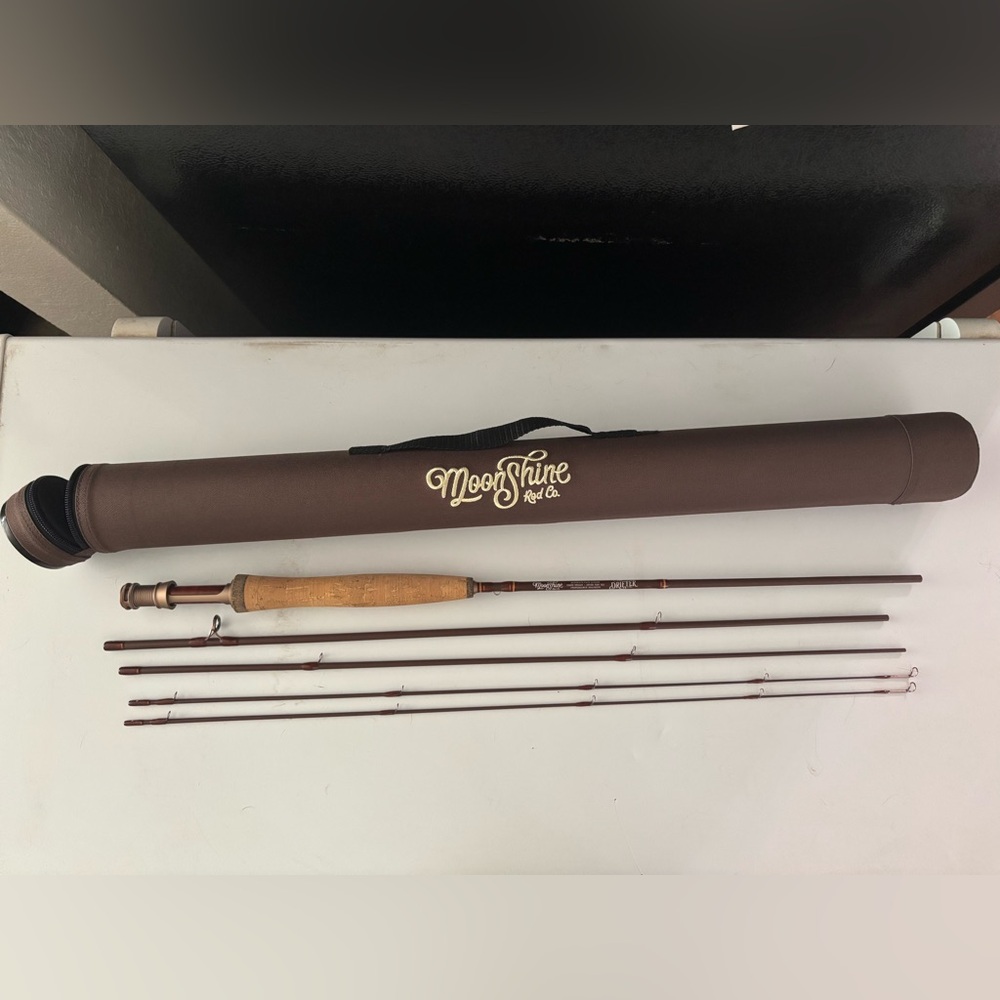 Moon Shine Rod Co. Drifter II Fly Fishing Rod with Case